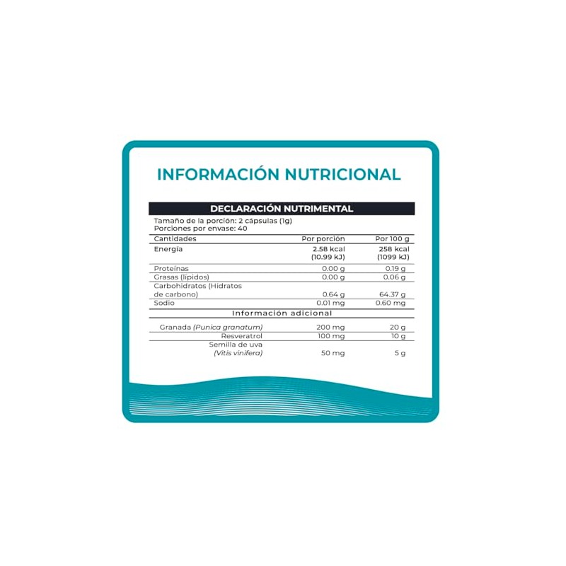 Resveratrol, Cápsulas de 500 mg, 80 Cápsulas por Frasco Karabellus