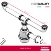 Schläfer 4395322 | Universal Pipe Siphon for Kitchen 1 inch