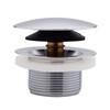 Westbrass D398R-26 1-1/2" NPSM Coarse Thread Mushroom Tip-Toe Bathtub Drain