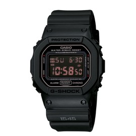 CASIO(カシオ)腕時計 Gショック マットブラック レッドアイ DW5600MS-1[逆輸入品]
