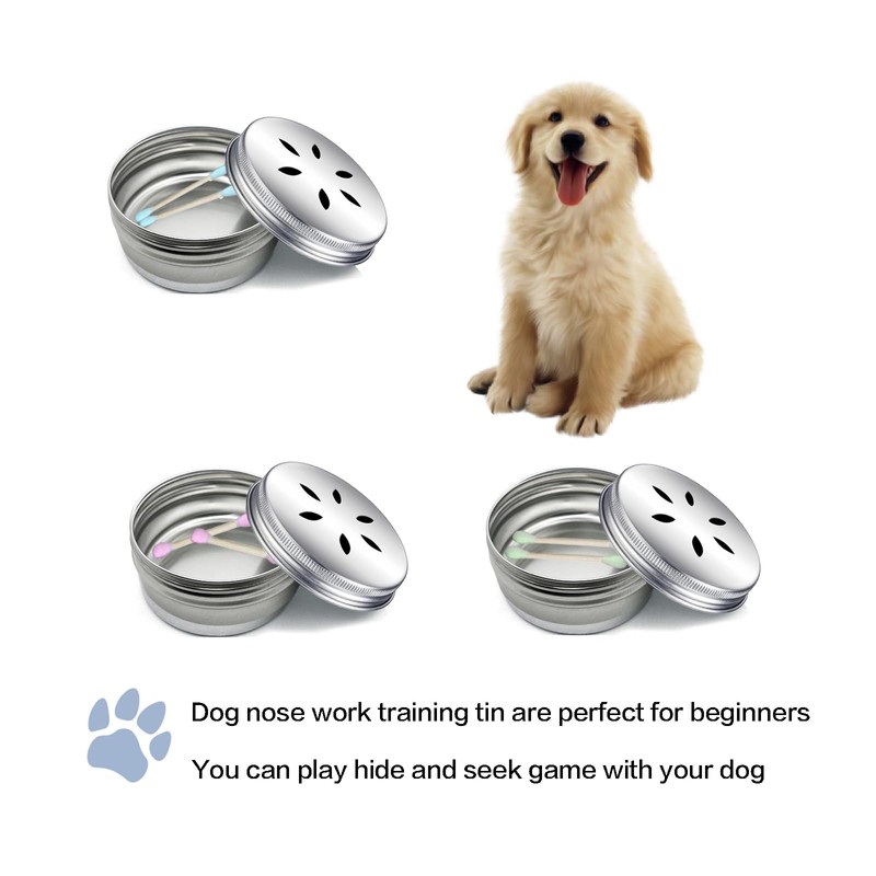 INNOYUMLIN Dog Scent Training Kit Nose Scent Work Tins, Dog