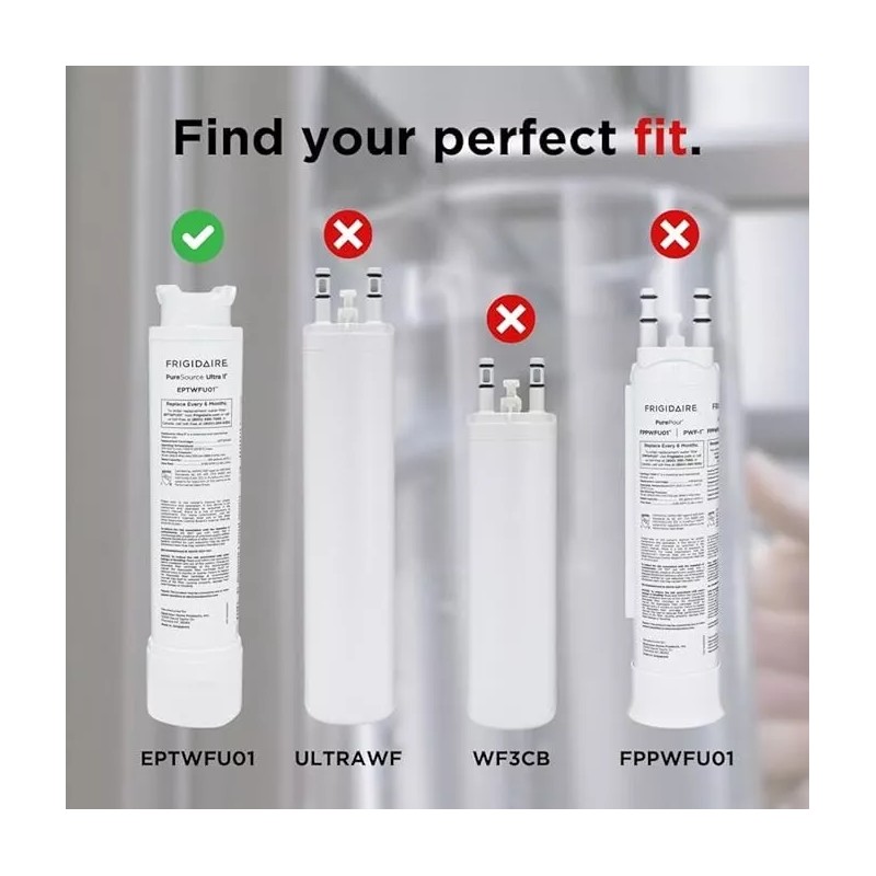 Frigidaire Refrigerator Replacement Ice and Water Filter - White