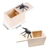 Spider in Box, 1 Piece, Spider Prank Box, Wooden Prank