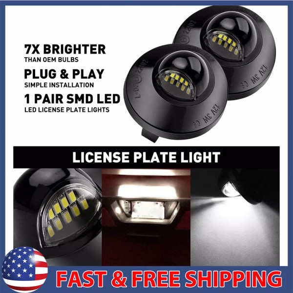 OXILAM LED License Plate Light Assembly Replacement For Ford F150