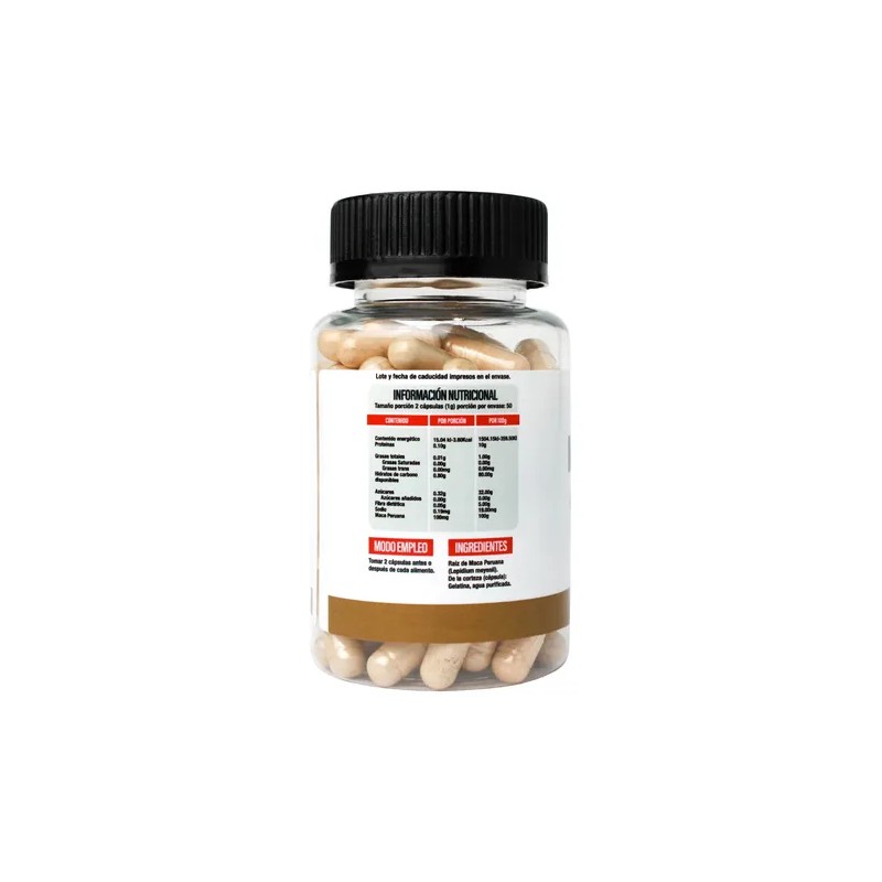 Superlabs Nutrition Maca Peruana 500mg 100 Caps 2pack Sin Sabor