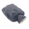 Plush Hot Water Bottle with Soft Plush Cover 2000ml Anti