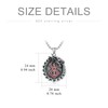 PROESS Berserk Necklace 925 Sterling Silver Dragon Berserk Pendant Chain