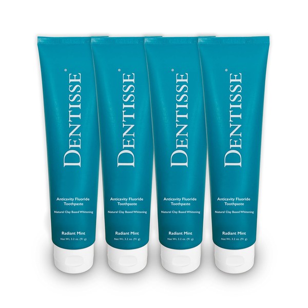 Dentisse Professional Fluoride Natural Reflection Toothpaste 4 Pack - 3.2 oz