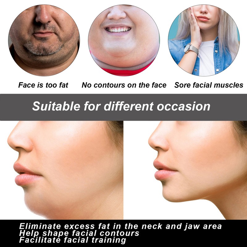 Professional Jawline Exerciser Face Slimming Muscle Training Ball with Box