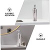 Minkissy Stainless Steel Lotion Dispenser Refillable Pump Bottle for Hand