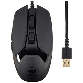 COUGAR CGR-WONB-410M Gaming Mouse, AirBlader Lightweight Mouse, 2.1 oz (62 g), Strong Design, Original Click, Black