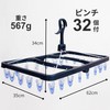 Towa Sangyo CLR Laundry Hanger, Foldable, Corner Hanger, Polycarbonate, Includes
