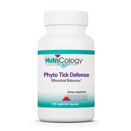 Nutricology - Phyto Tick Defense Supplement - Mushroom Complex, Mushroom Extract, Lions Mane, Cordyceps, Beta Glucans, Vegetarian Capsules - 120 Count