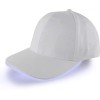 Unbranded White LED Light White Baseball Cap Hat Glow Brim