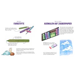 Colorful Secrets Magische Welten auf Zauberpapier: Beim Ausmalen erscheinen verborgene Motive und Muster