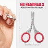 Revlon Cuticle Scissors, Ultra-Fine Stainless Steel Curved Blade for Neat