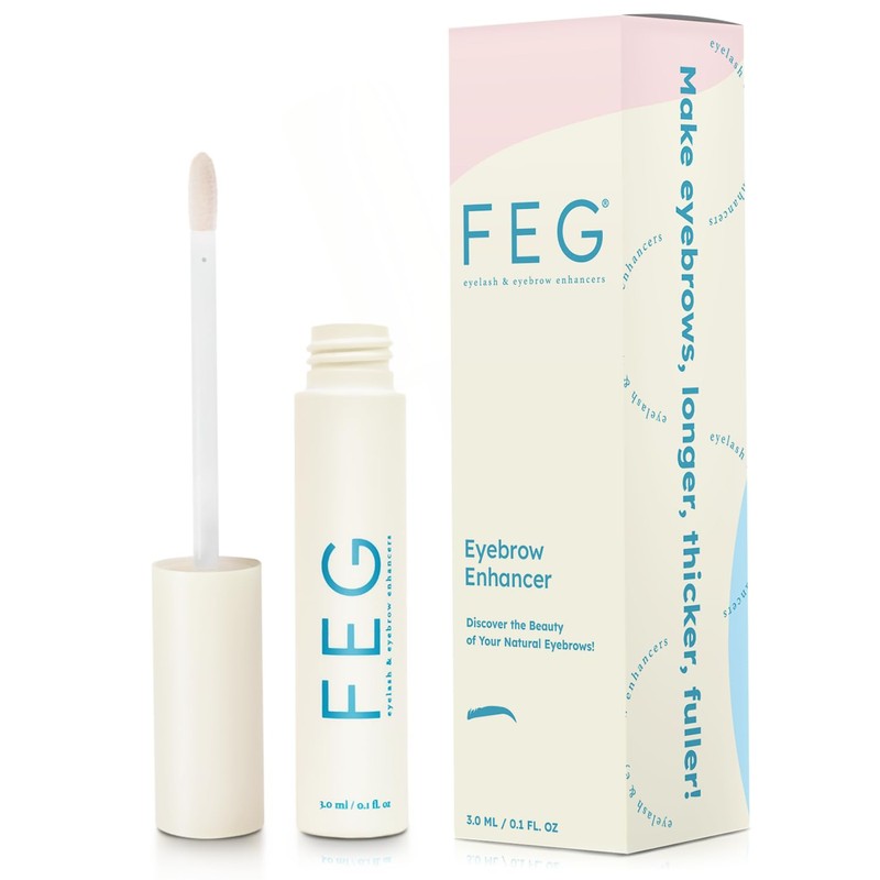 FEG Eyebrow Eye Brow Growth Length Thickness Darkness Enhancer Serum