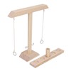 Hook and Ring Game Beautiful Wooden Interactive Desktop Toss Game