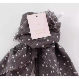 LC Lauren Conrad Lauren Conrad Long Gray Evening Scarf #SF015
