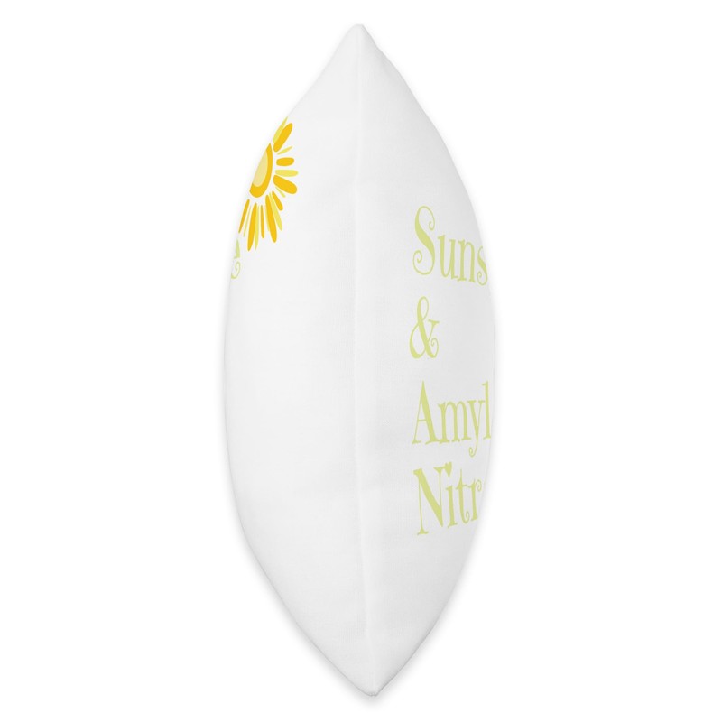 Fun Graphic-Sunshine & Amyl Nitrate Throw Pillow