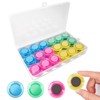 WEYOUNG 36 Pack 4 Colours Round Fridge Magnets, Strong Magnet