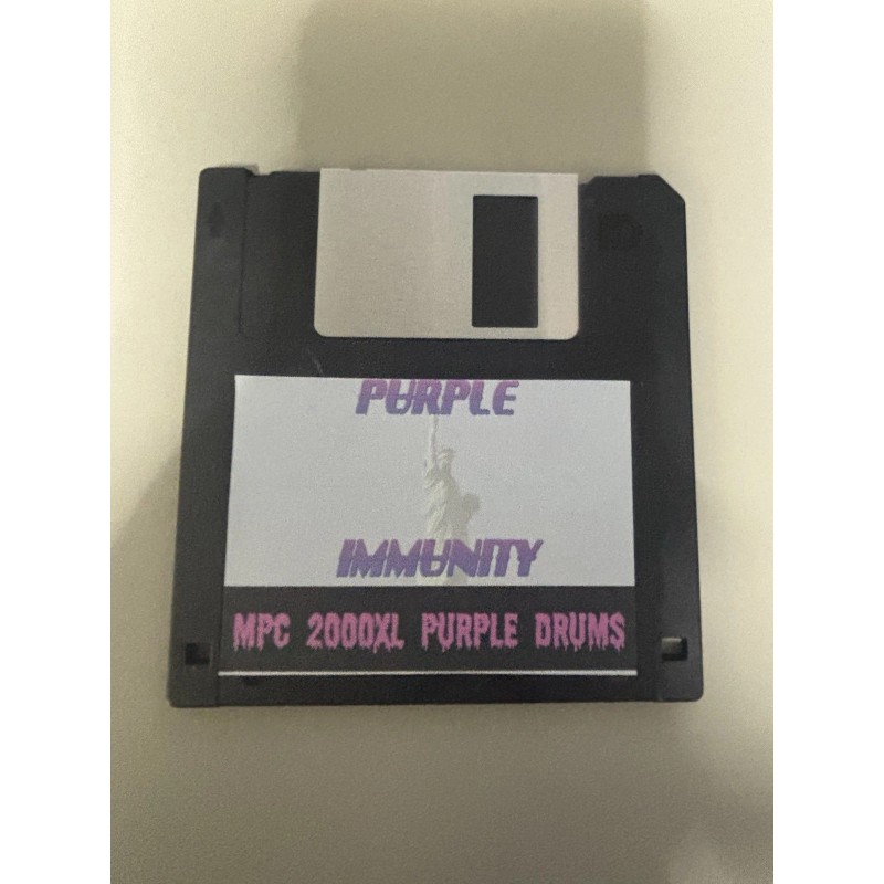 AKAI MPC 2000XL "PURPLE DRUMS" Sound Disks (Floppy Disk)