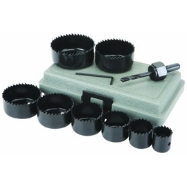 1 In - 2-1/2 In Carbon Steel Hole Saw Set 11 Pc -USATM