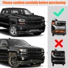 VLINCAR Headlight Assembly Compatible with Chevy Silverado 1500 2016 2017