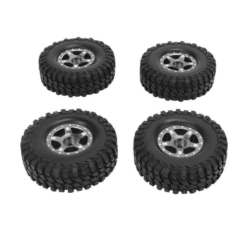 RC Car Rubber Tires Metal Tyre Wheel Full Series Universal