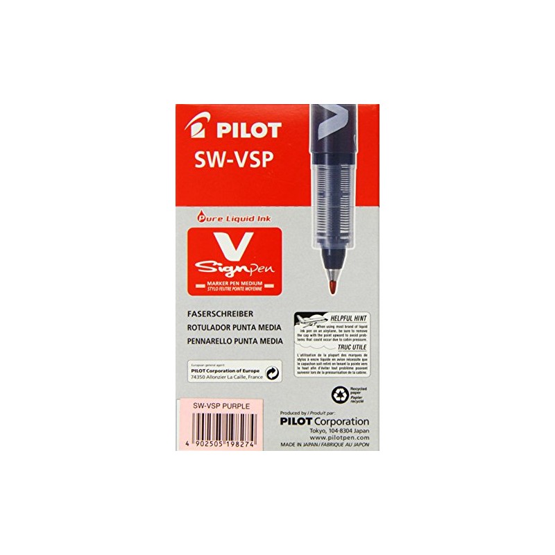 Pilot V Sign Pen Liquid Ink 2.0 mm Tip -