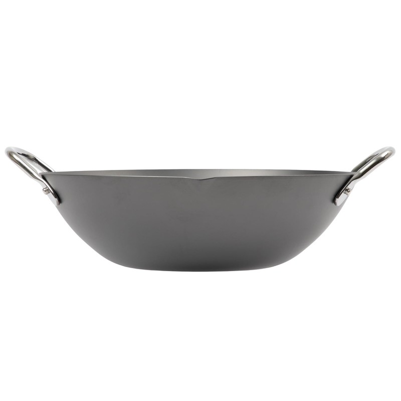 鐵兎堂 Riverlight KIWAME Premium Double-Handle Wok pan (Wok 11.8inches (30cm))