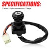 LTA400 LTA450 LTF400 Ignition Key Switch Compatible with Suzuki King