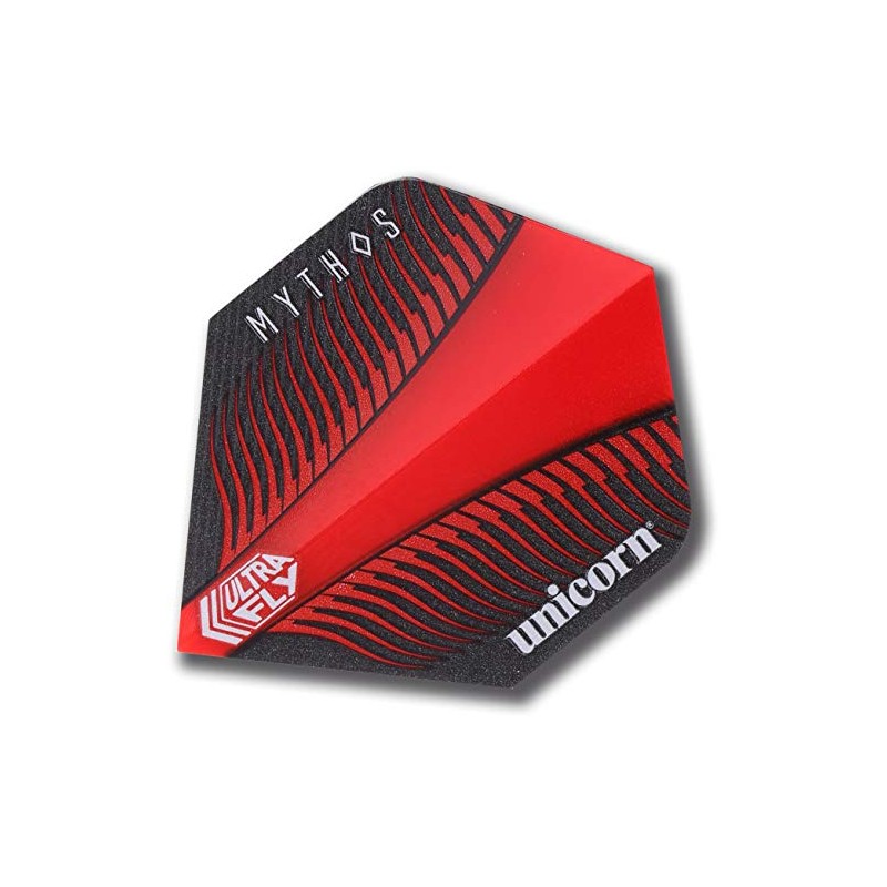 Unicorn Darts Mythos Griffin Red Ultrafly Flights Black, Plus