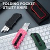 XXV Aluminum Alloy Utility Knife, Box Cutter,Cute Heavy Duty Pocket