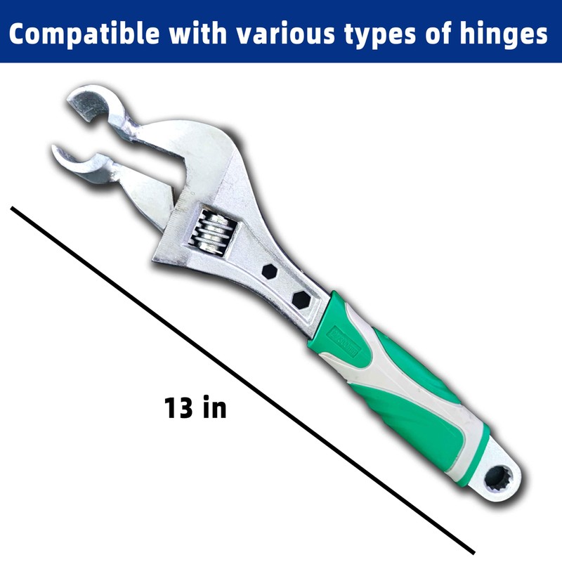 TmeyDou Door Hinge Adjustment Tool, Hinges Gap Adjusting Wrench, Heavy
