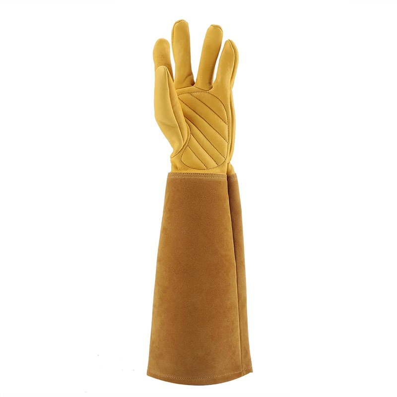 Professional Gardening Gloves Rose Pruning Gardening Leather Gloves Wearproof Puncture