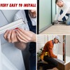 PRERUICHI 32" Chrome Framed Shower Door Replacement Drip Rail with
