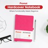 Promot Ruled Journal Notebook - A5 Pink 192 Lined Pages