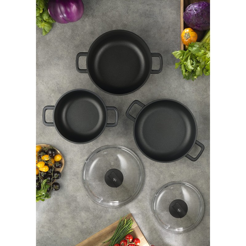 Olympia Supreme 9.4 Inch Deep Fry Pan With 2 Side