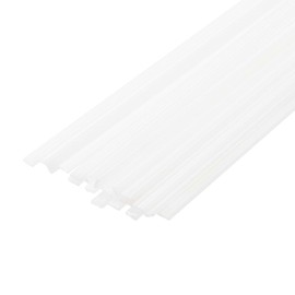 MECCANIXITY 20pcs 13 Inch Plastic Welding Rods ABS Welding Strips Welder Rods for Plastic Welder,Car Bumper, Kayak Repair, White