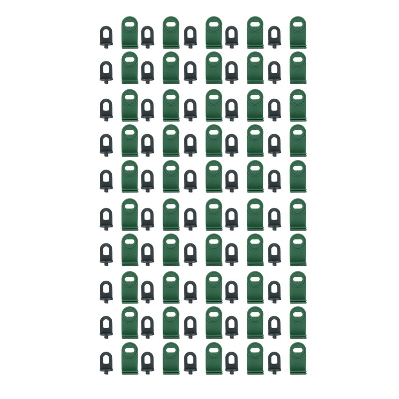 50PCS Plastic Greenhouse Twist Clips Shading Fixing Clips with 50