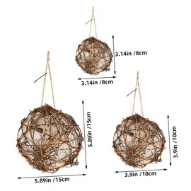 BESPORTBLE 3pcs Hummingbird Nesting Material Holder for Birds for Outdoor Indoor Use Creative Bird Attracts Hummingbirds Year