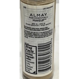 Almay Age Essentials Makeup Multi-Benefit SPF 15 - 110 Light Neutral - 1 oz