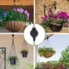 BSITSSS 2 Pcs Hanging Basket Pulley, Retractable Hanging Basket Pulley,