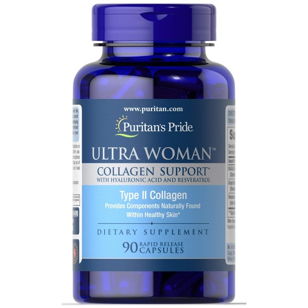 Puritan's Pride Ultra Woman� Collagen Support 1000mg with Hyaluronic Acid