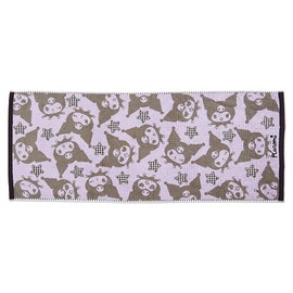 Sanrio 800911 Chromi Antibacterial and Deodorizing Bath Towel, Black