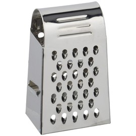 IBILI 705300 Mini Grater with 4 Sides, Stainless Steel, Silver, 7.5 x 4.5 x 3.5 cm.