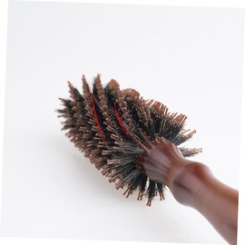 Healvian Comb Brush for Women Boar Bristle Hair Combing Tool Ergonomic Wood Handle for Hairstyles