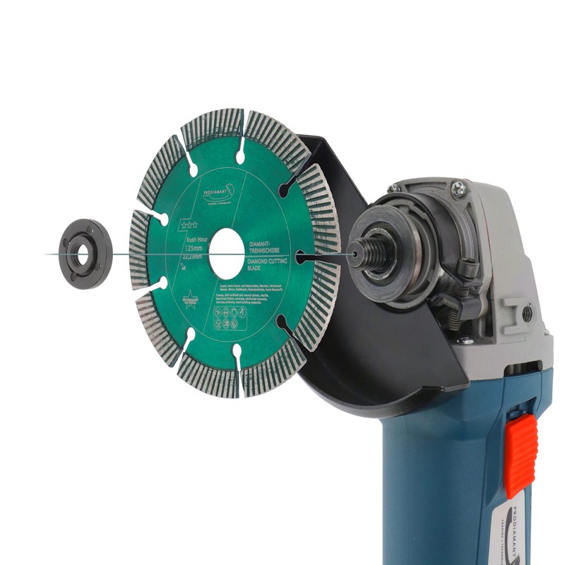 PRODIAMANT RushHour Diamond Cutting Disc 125 mm for Concrete and