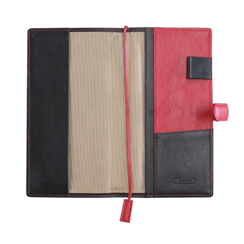 (Sealal) Genuine Leather Notebook Cover, B6 Model, Vertical, Slim, with